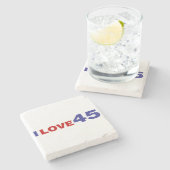 恋45 ストーンコースター (横)