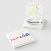 恋45 ストーンコースター (横)