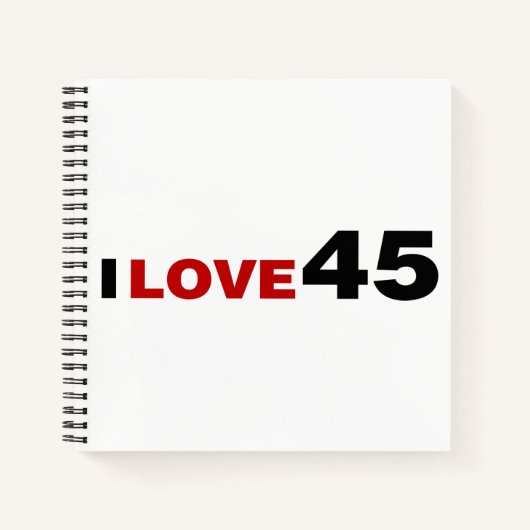 恋45 ノートブック (正面)