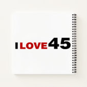 恋45 ノートブック (裏面)