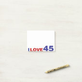 恋45 ポストイット (デスク上)