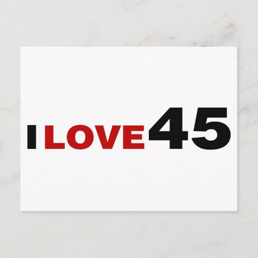 恋45 ポストカード (正面)