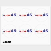 恋45 ラウンドシール (シート)