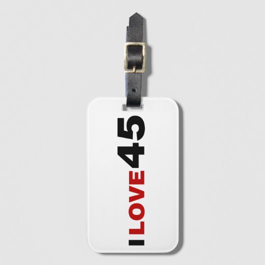 恋45 ラゲッジタグ (正面縦)