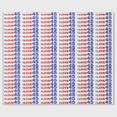 恋45 ラッピングペーパー (フラット)