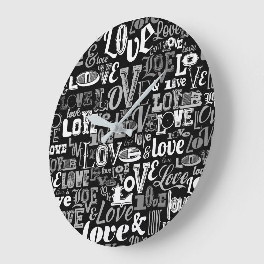 恋4 ラージ壁時計 (傾斜)