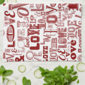 恋6 キッチンタオル (折り畳み)