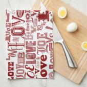 恋6 キッチンタオル (四つ折り)