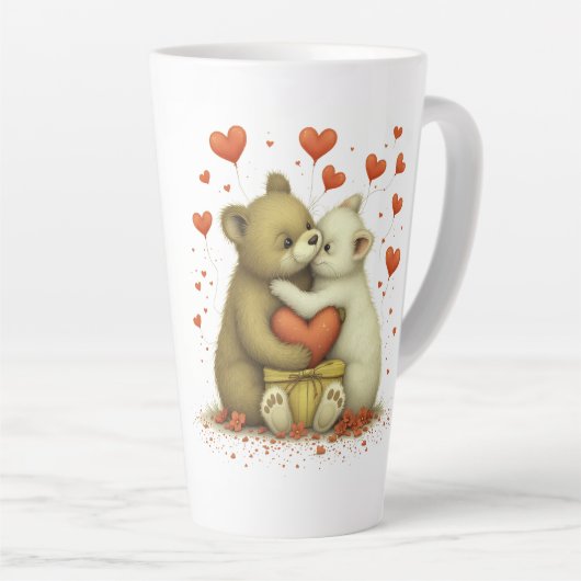 恋7777 カフェラテマグ (右アングル)