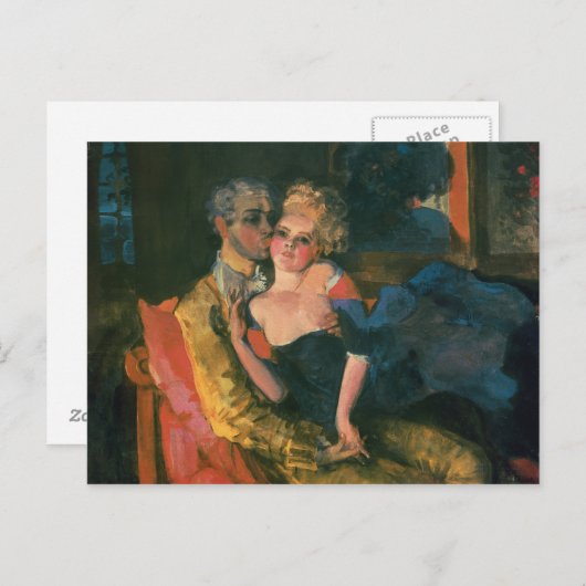 恋， 1910 ポストカード (正面/裏面)