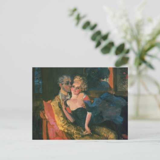 恋， 1910 ポストカード (スタンド正面)