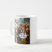 恍惚としたダンスマグ コーヒーマグカップ (正面左)