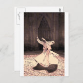 恍惚状態のsufiのマスター ポストカード (正面/裏面)