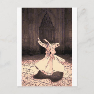 恍惚状態のsufiのマスター ポストカード