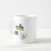恍惚状態は生命です コーヒーマグカップ (正面左)