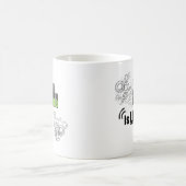 恍惚状態は生命です コーヒーマグカップ (中央)