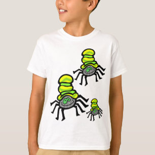 恐いくもはハロウィンのワイシャツをからかいます Tシャツ