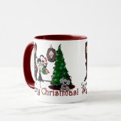 「恐いクリスマス」のマグ マグカップ (正面左)