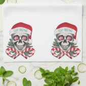 恐いクリスマス キッチンタオル (折り畳み)