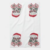 恐いクリスマス キッチンタオル (縦)