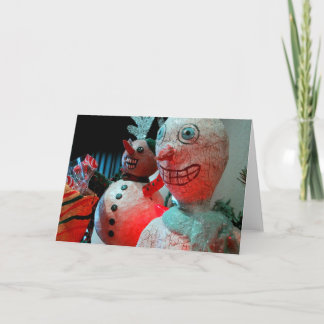 恐いクリスマス シーズンカード