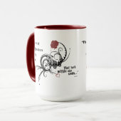 恐いゴシック様式エドガーアレンPoeの引用文のマグ マグカップ (正面左)