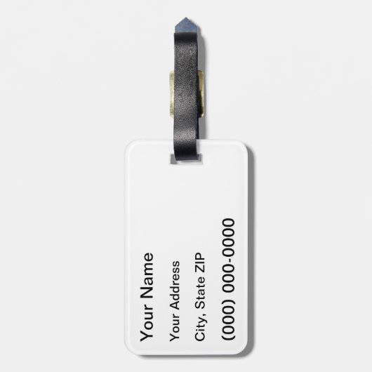 恐いゴシック様式エドガーアレンPoeの引用文の荷物のラベル ラゲッジタグ (裏面縦)