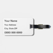 恐いゴシック様式エドガーアレンPoeの引用文の荷物のラベル ラゲッジタグ (裏面横)