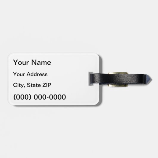 恐いゴシック様式エドガーアレンPoeの引用文の荷物のラベル ラゲッジタグ (裏面横)