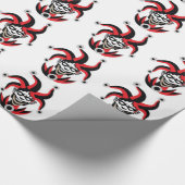 恐いジョーカーのデザイン ラッピングペーパー (角)