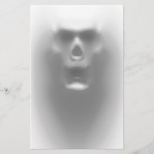 恐いスカル 便箋 (正面)