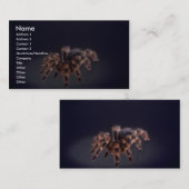 恐いタランチュラのくも 名刺 (正面/裏面)