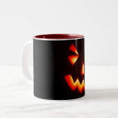 恐いハロウィンのカボチャマグ ツートーンマグカップ (正面左)