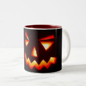恐いハロウィンのカボチャマグ ツートーンマグカップ (正面右)