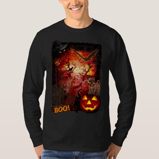 恐いハロウィン Tシャツ (正面)