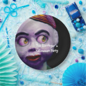 恐いパペット人形気色悪いハロウィン ペーパープレート (パーティー)