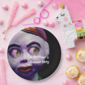 恐いパペット人形気色悪いハロウィン ペーパープレート (パーティー)