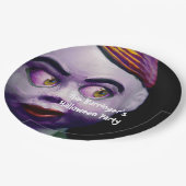 恐いパペット人形気色悪いハロウィン ペーパープレート (アングル)