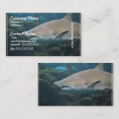 恐いホホジロザメ 名刺 (正面/裏面)