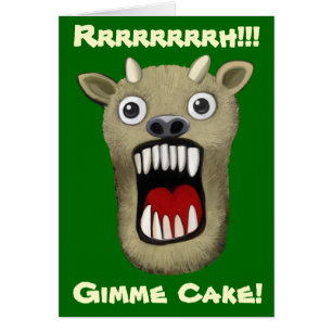 恐いモンスター- Gimmeのケーキ