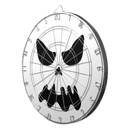 恐い幽霊のスカルの顔のハローウィンパーティパーティー用のゲームの装飾 ダーツボード (正面右)