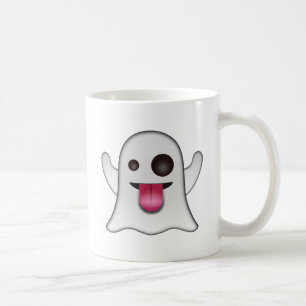 恐い幽霊のEmojiのクールなおもしろい コーヒーマグカップ