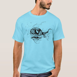 恐い深海の魚のTシャツ Tシャツ