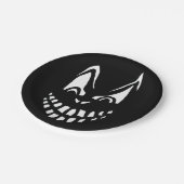 恐い顔の紙皿 ペーパープレート (アングル)