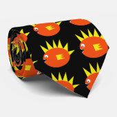 恐い魚のタイ ネクタイ (ロール)