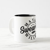 恐おもしろいらく宣誓救済 ツートーンマグカップ (正面左)