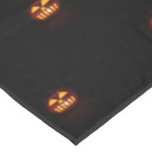 恐おもしろいろしい不気味ハロウィーンパンプキンパターン テーブルクロス (アングル)