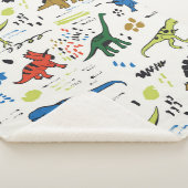 恐おもしろい竜図形 シェルパブランケット (3/4)