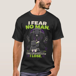 恐くない男はいない 厳しいパパ Tシャツ