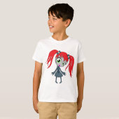 恐く小さく気色悪い女の子 Tシャツ (正面フル)
